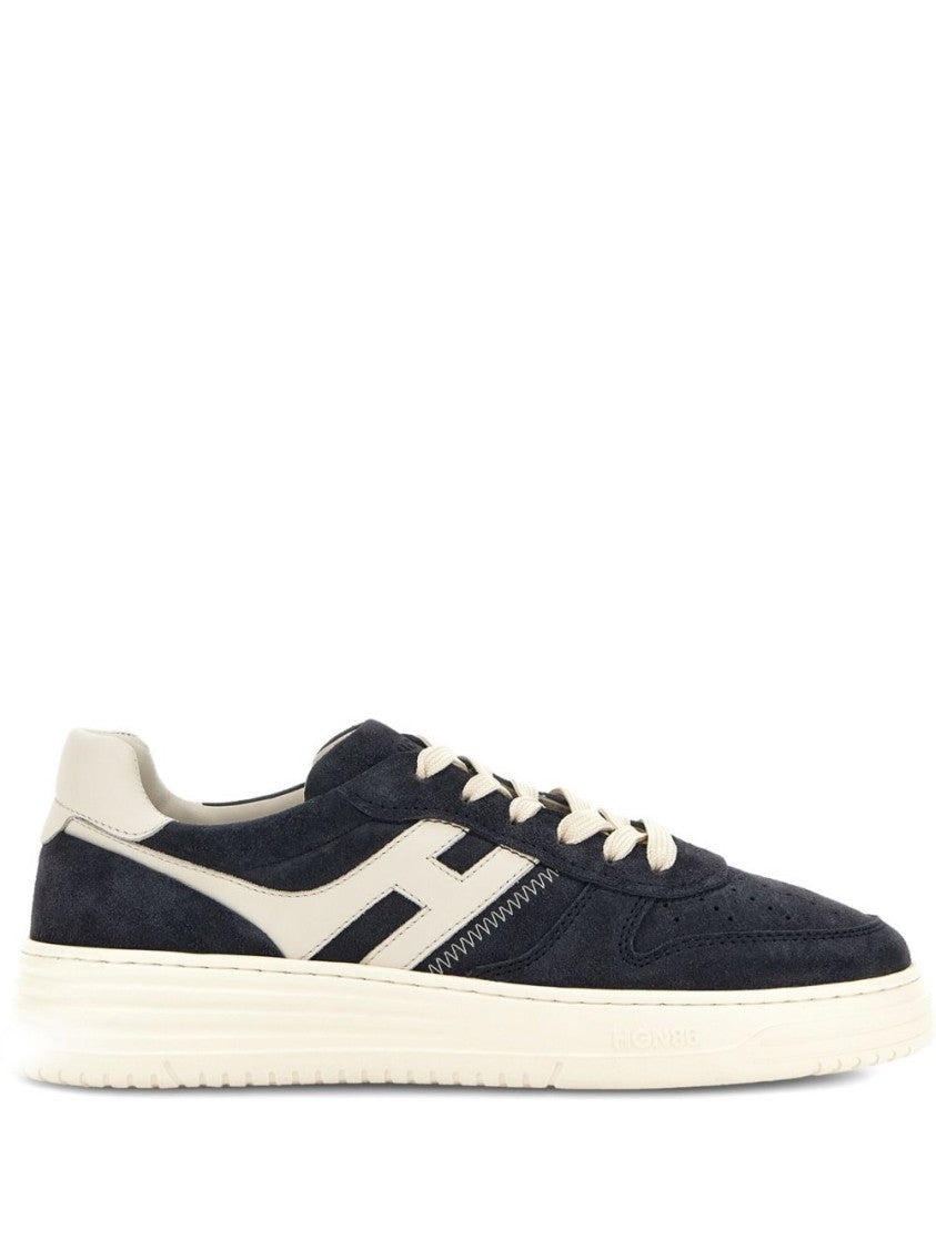 Hogan Midnight Blue Suede Sneakers