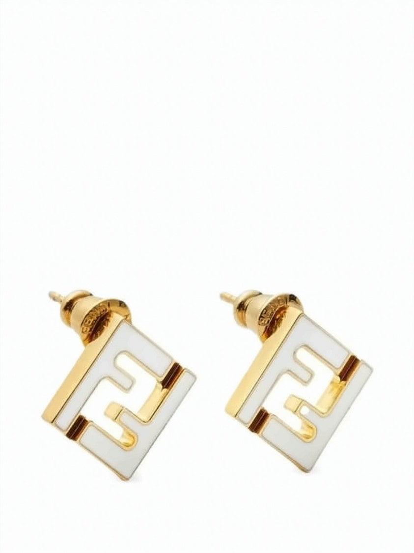 Fendi Square-Shaped Stud Earrings