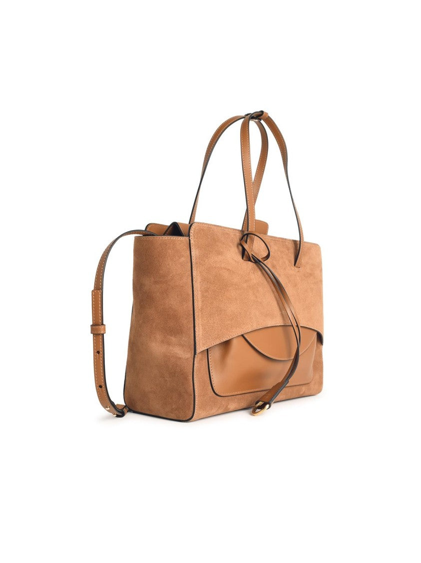 Hidesins 'Flap' Cognac Leather Bag