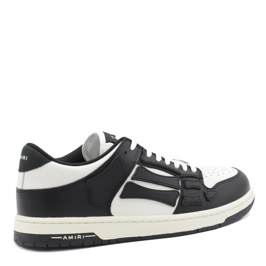 Amiri Black And White Leather Sneakers