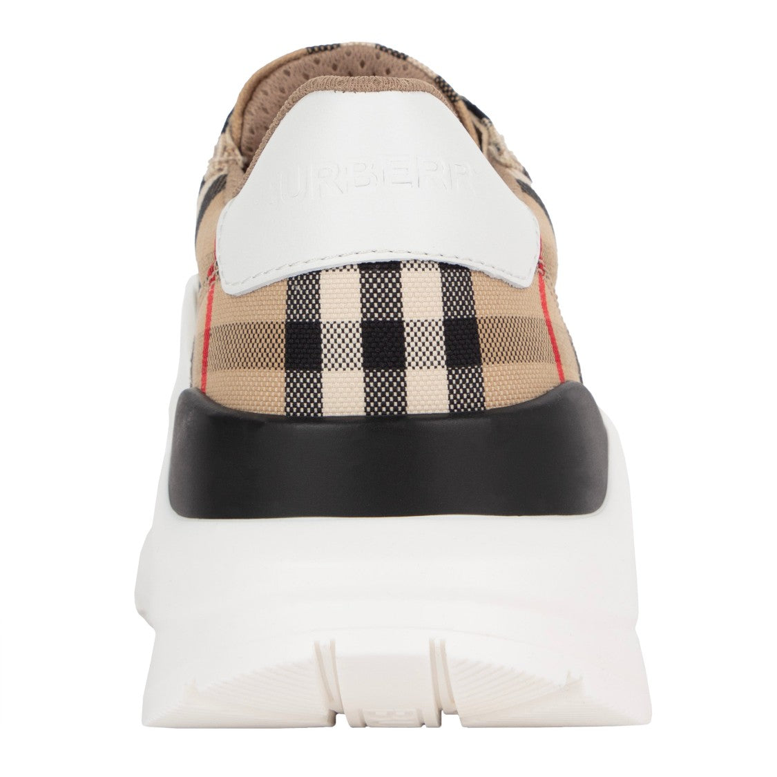 Burberry Vintage Check-Pattern Touch-Strap Sneakers