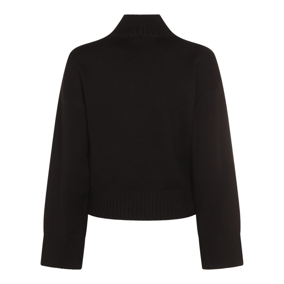 Fabiana Filippi Cropped Black Sweater