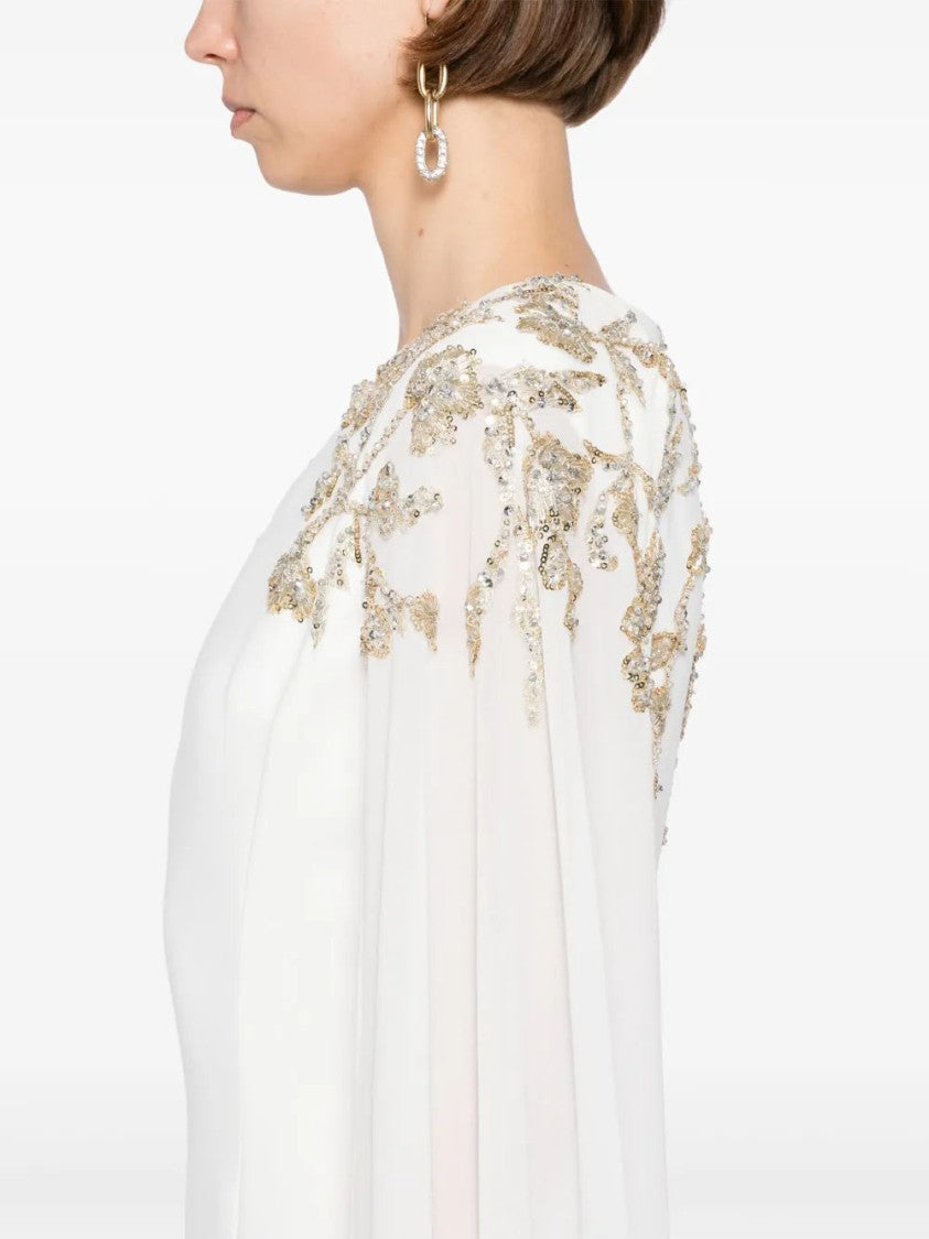 Saiid Kobeisy Embellished Crepe Kaftan