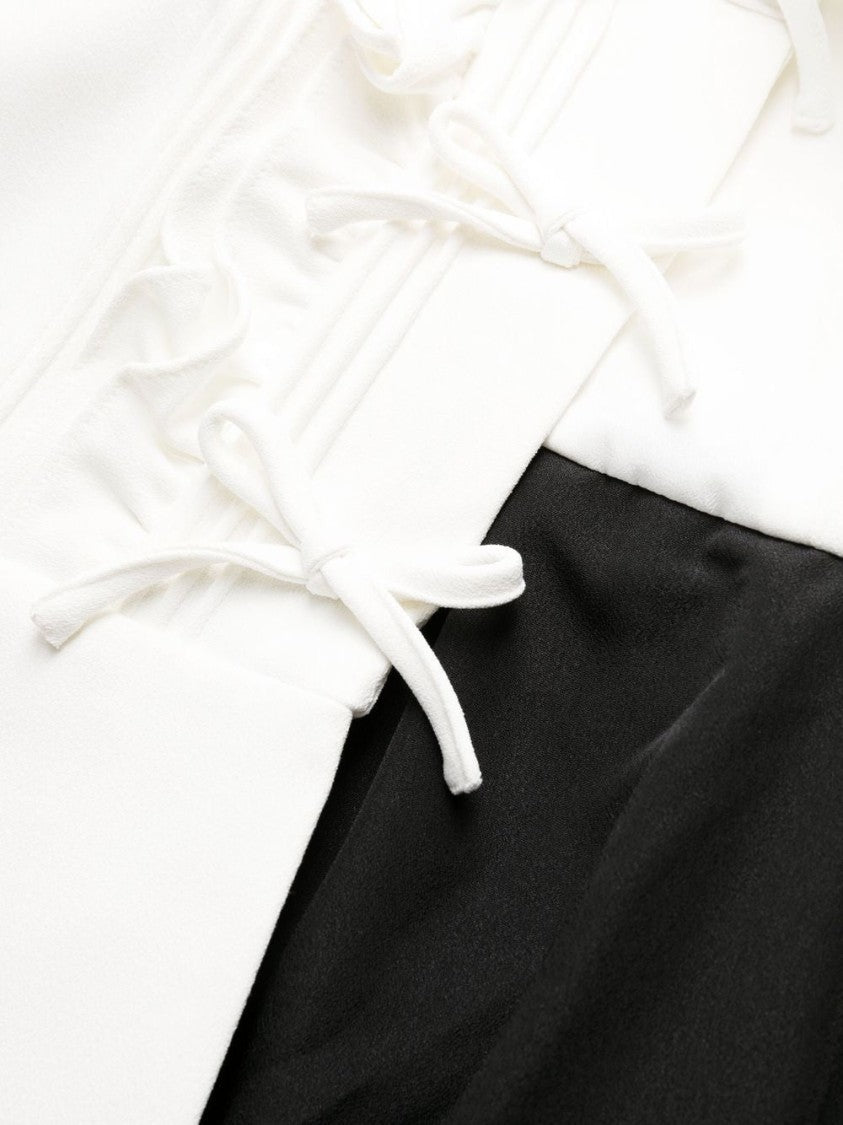 Self-Portrait Crepe Midi Dress