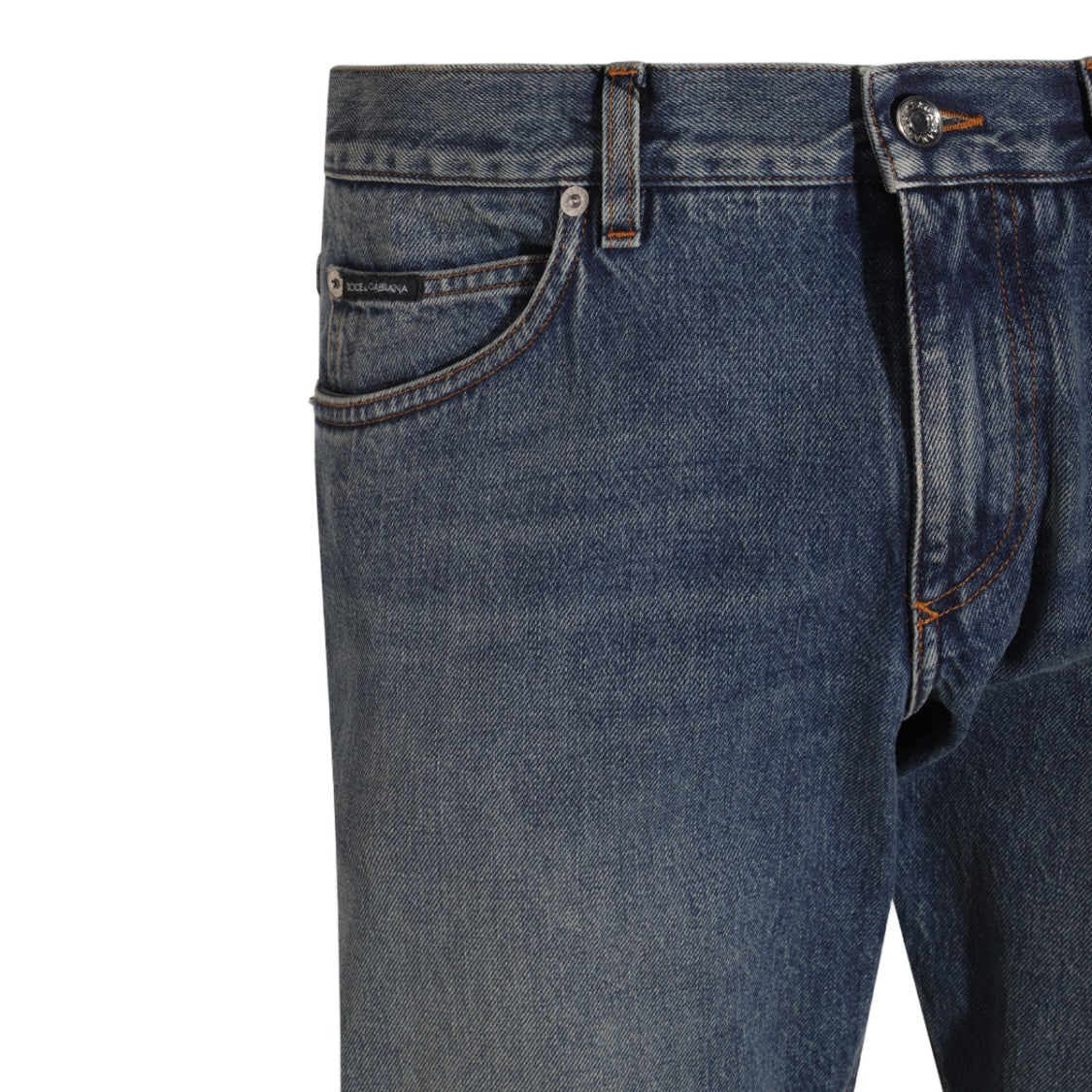 Dolce & Gabbana Classic Straight-Leg Jeans With Refined Detail