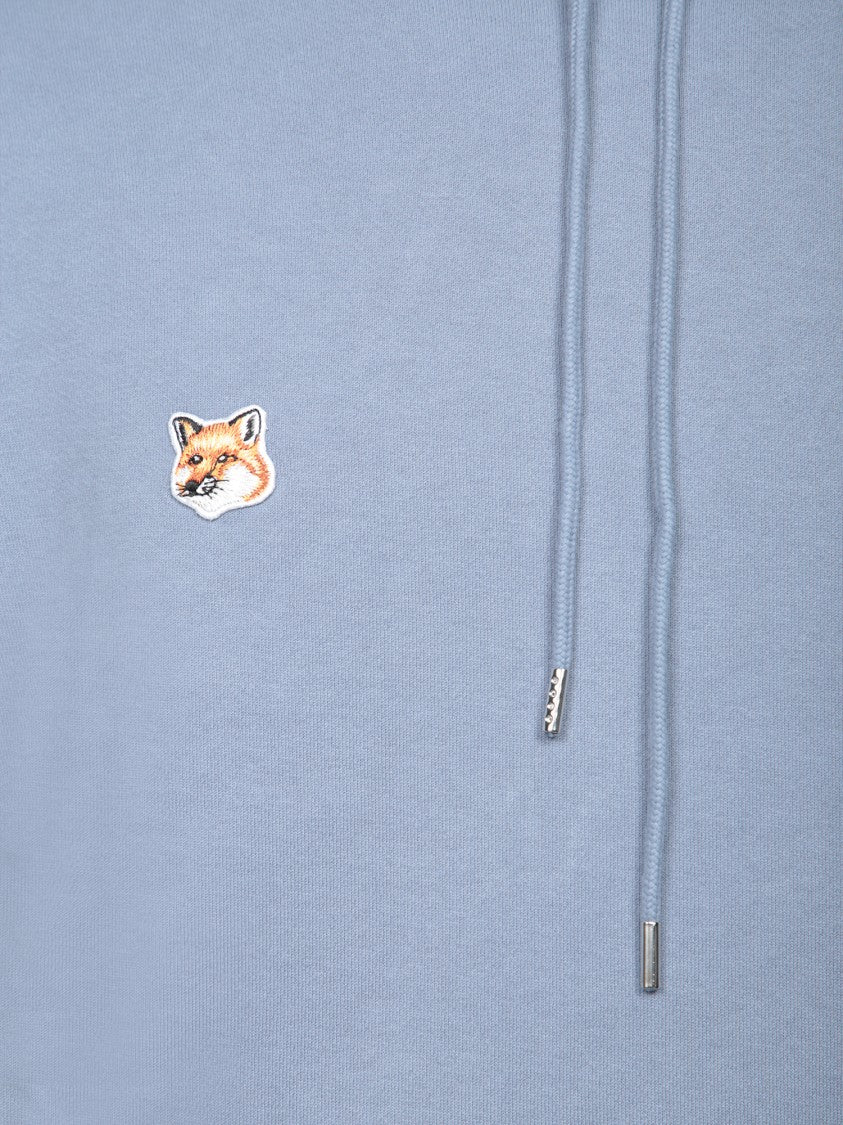 Maison Kitsuné Hooded Sweatshirt With Embroidered Logo Detail