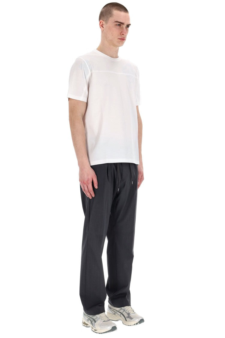 Herno Cotton T-Shirt With Thermo Taping