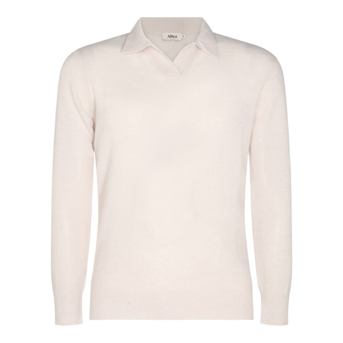 Altea Tailored V-Neck Sweater With Ribbed Cuffs And Hem