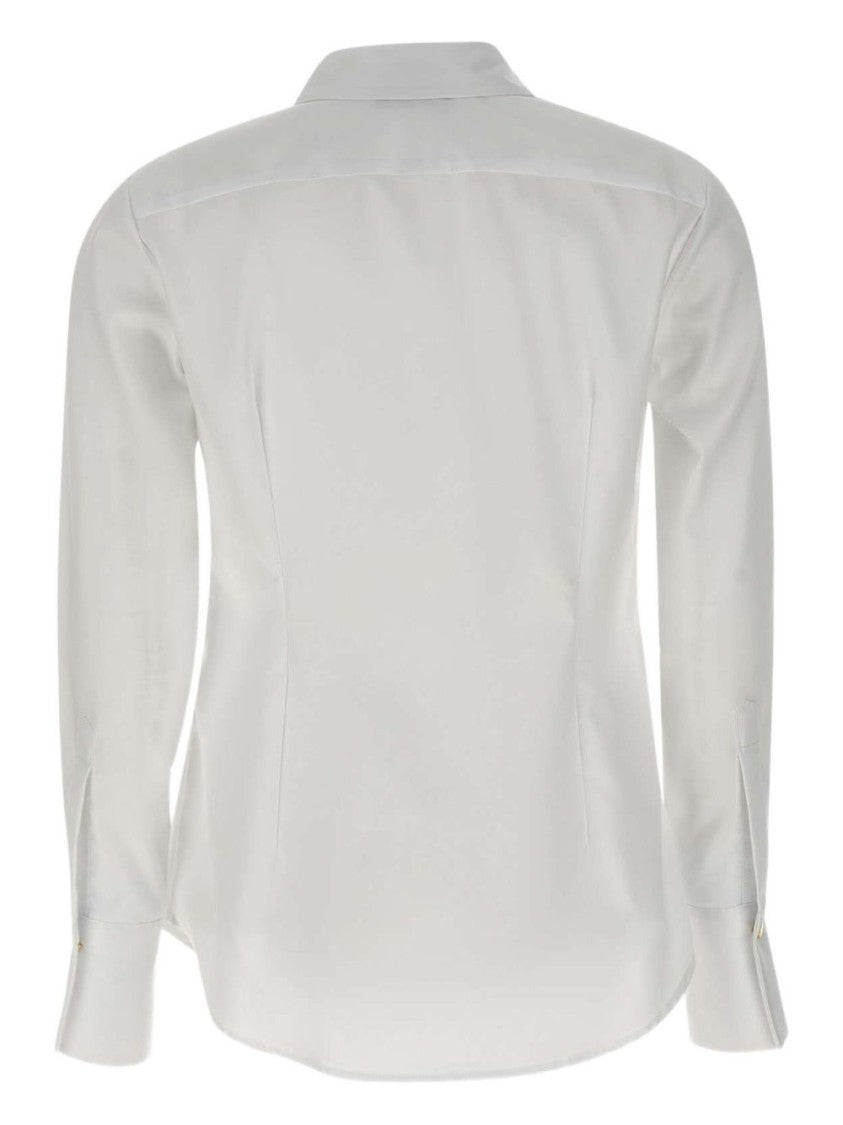 Elisabetta Franchi Tailored White Shirt With Classic Collar