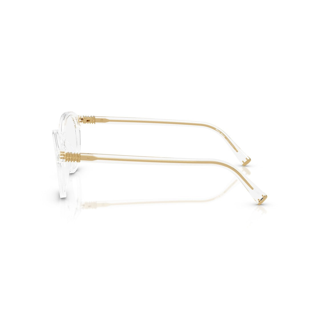 Miu Miu 0Mu 02Wv Transparent Acetate Eyeglasses