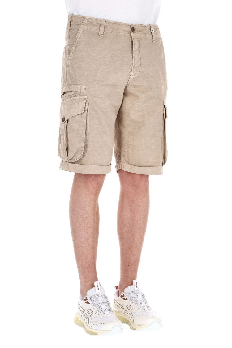 Myths Zeus Cotton-Lino Cargo Shorts