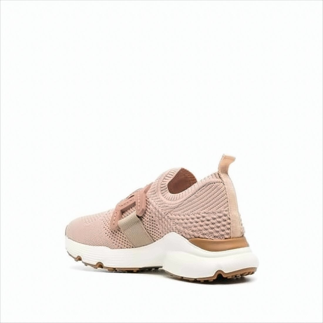 Tod's Knitted Fabric Sneakers With Sock-Like Fit And Strap Detail