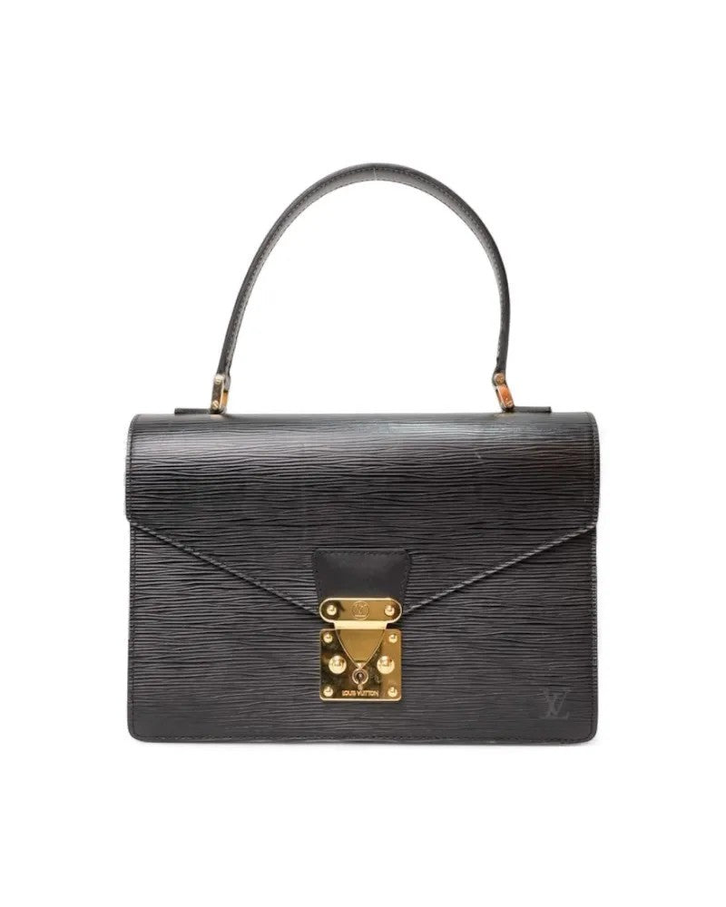 Louis Vuitton Concorde Mm Handbag Epi Black