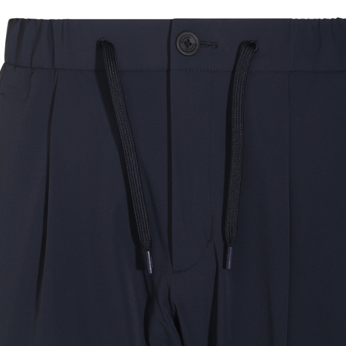 Herno Slim Tapered Structured Straight-Leg Pants