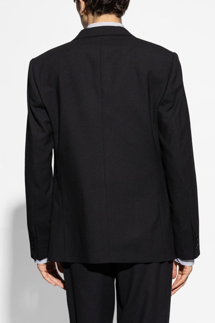 Dolce & Gabbana Deep Navy Blue Wool Blazer