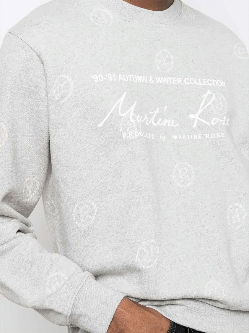 Martine Rose Relaxed Fit Grey Sweatshirt