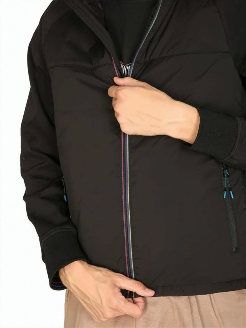 Paul Smith Hooded Zip-Up Jacket With Raglan Sleeves