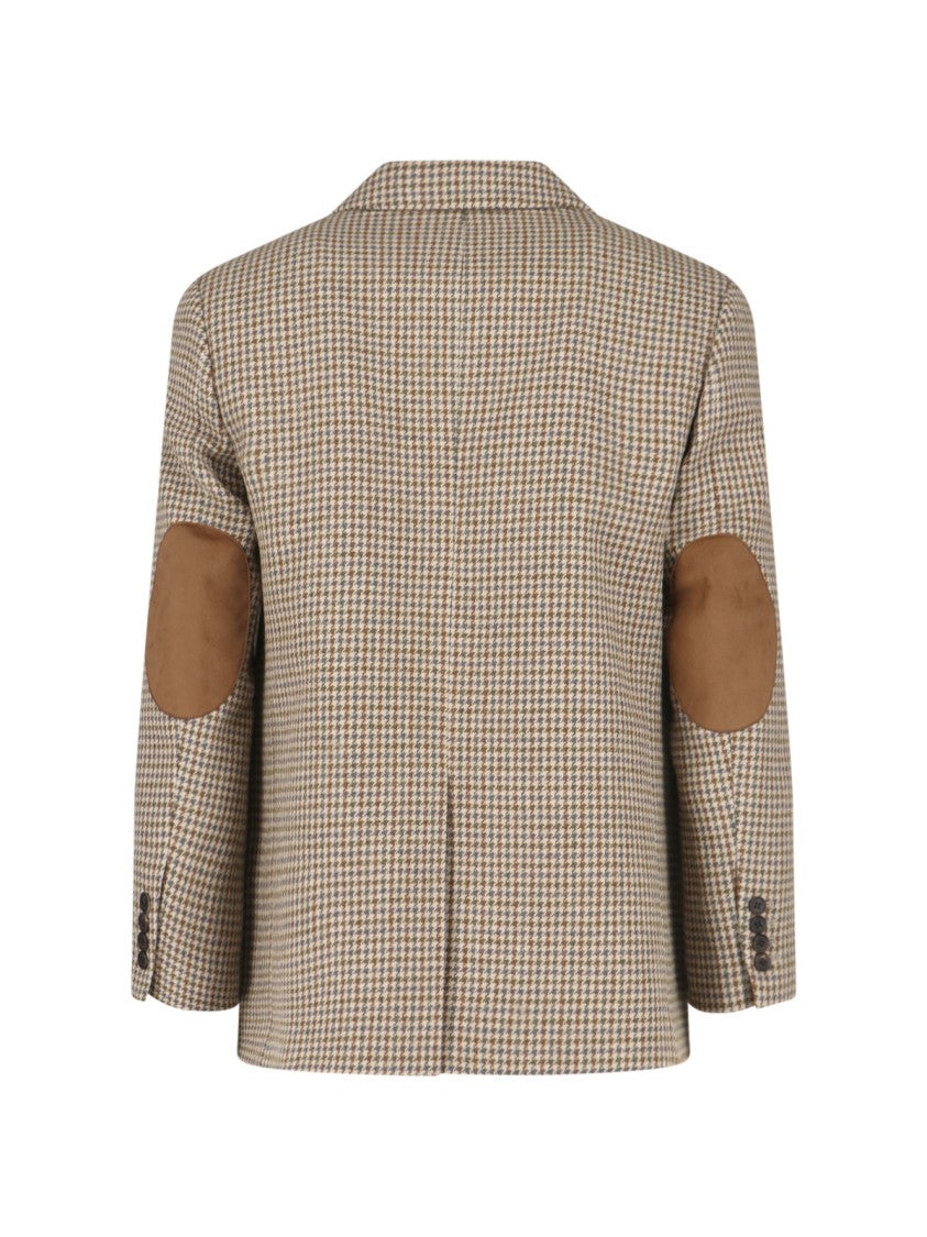 Dunst Single-Breasted Wool Blend Blazer – Beige