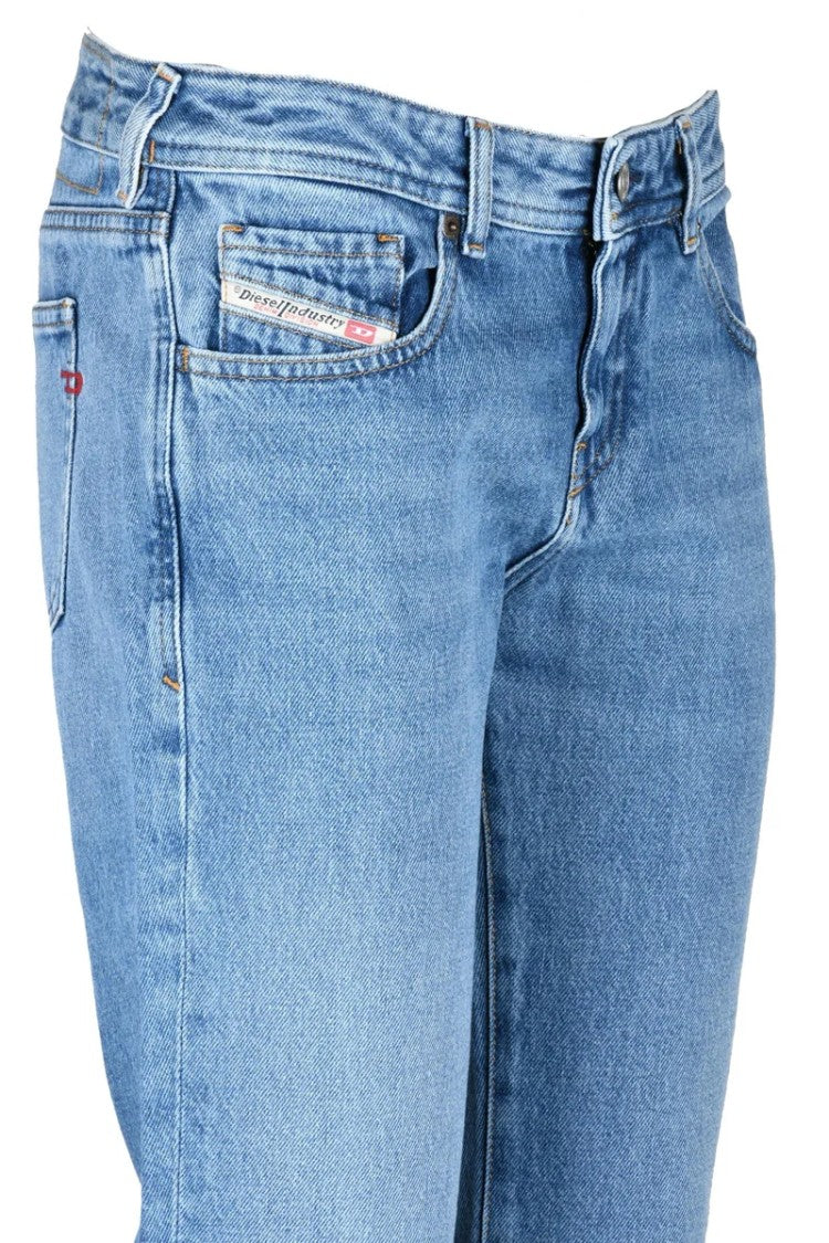 Diesel Light Blue Cotton Women's Low Waist Jeans