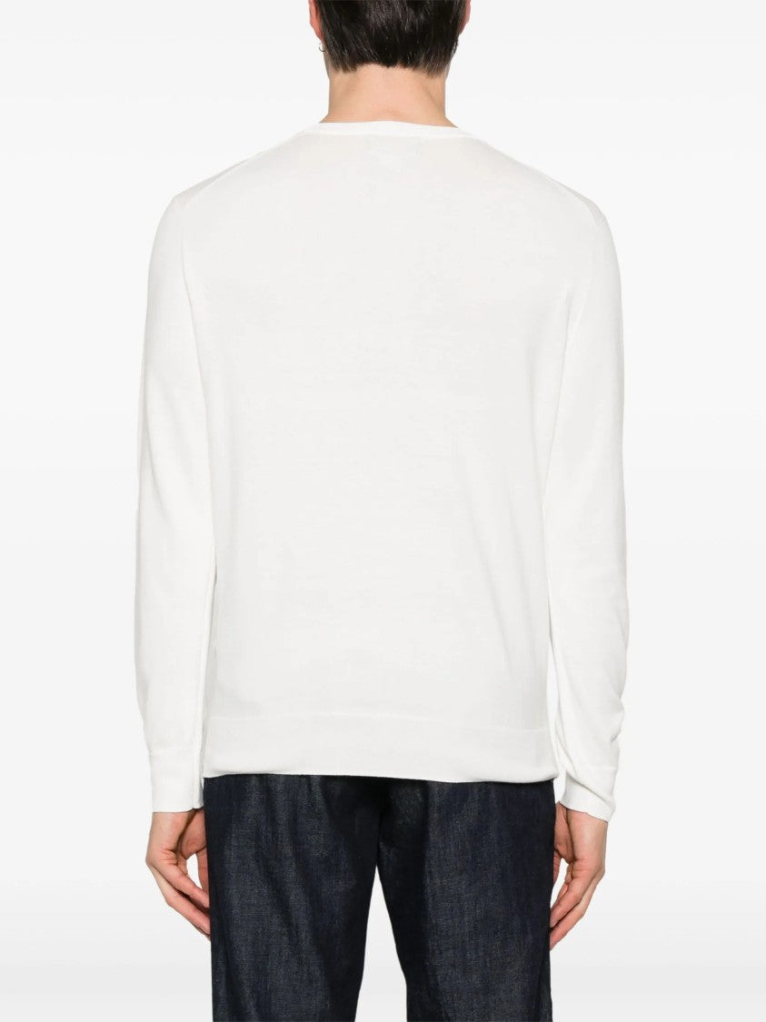 Polo Ralph Lauren Neutral Pullover Minimalist Crew Neck Sweater