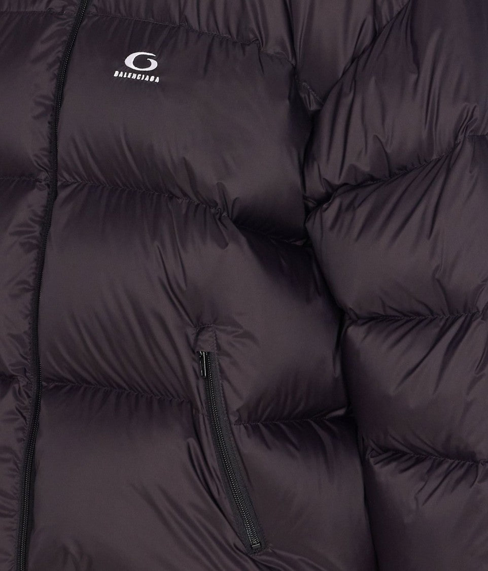 Balenciaga Logo Puffer Jacket – Black