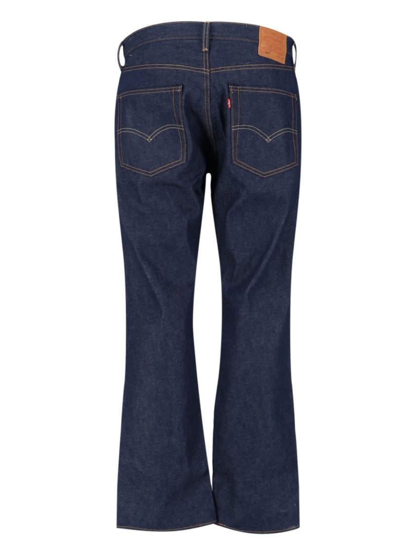 Levi's Strauss Navy 501 Denim Straight-Leg Jeans