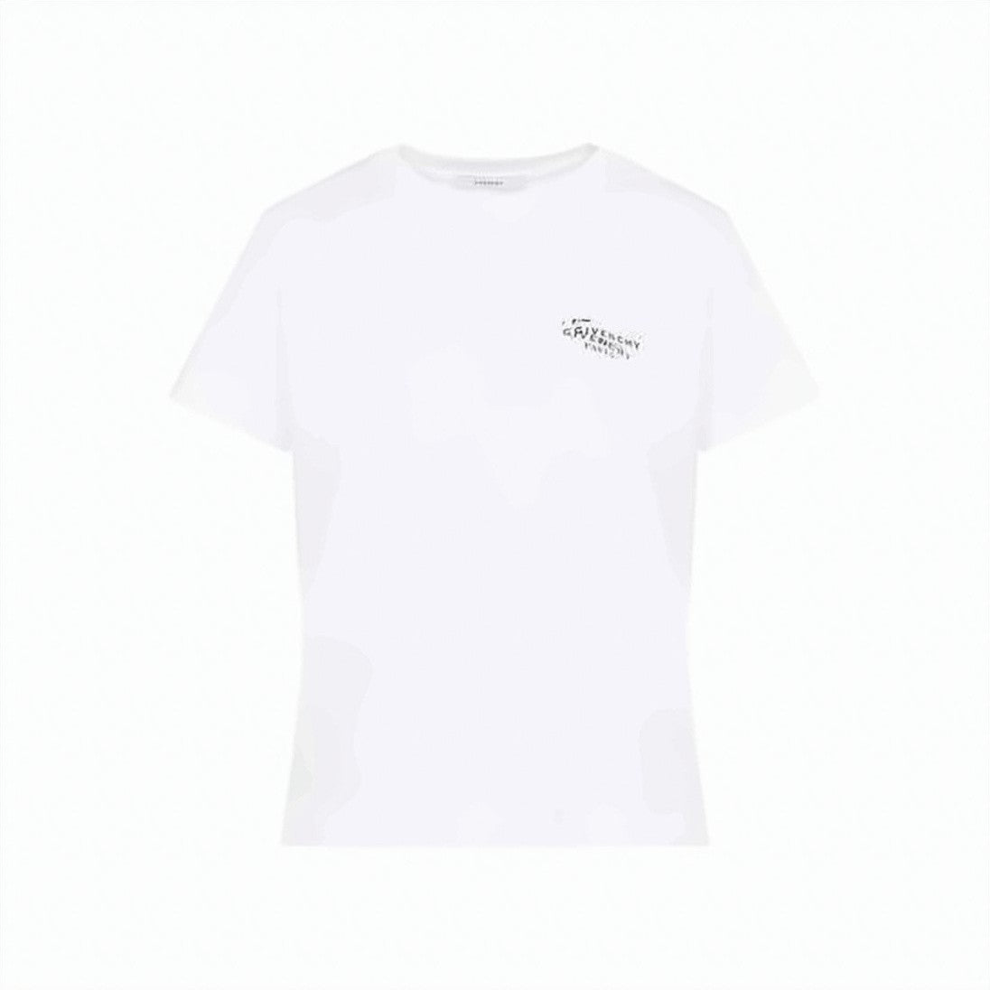 Givenchy Short-Sleeved Crew Neck T-Shirt With Distressed Logo Prints