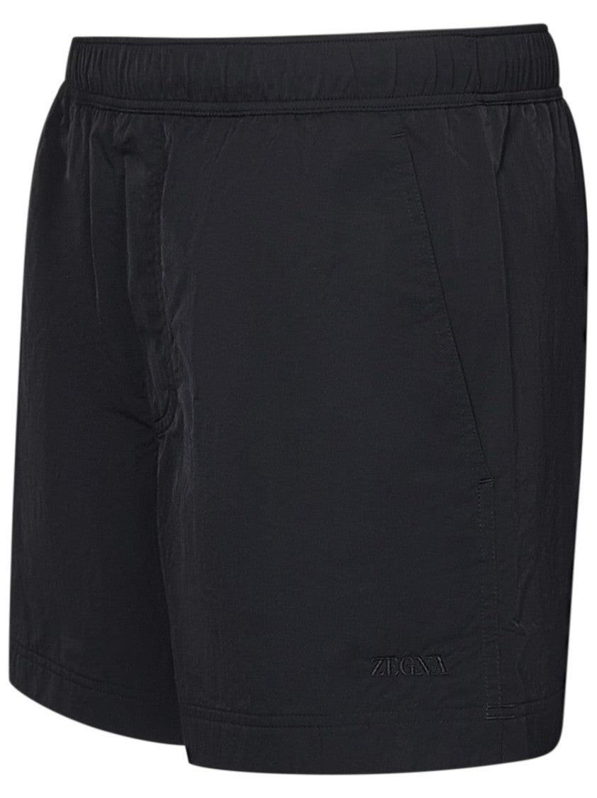 Zegna Black Swim Shorts
