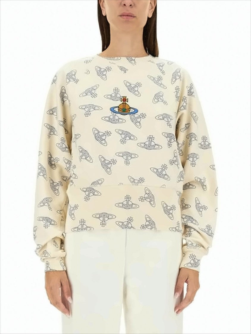 Vivienne Westwood Relaxed-Fit Long-Sleeve Shirt With Abstract Orb Pattern