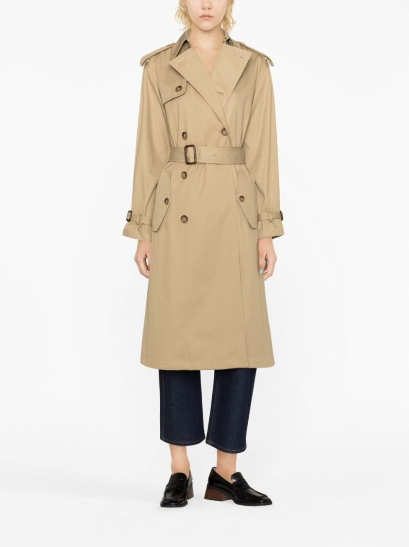 Polo Ralph Lauren Long Trench Coat With Belt