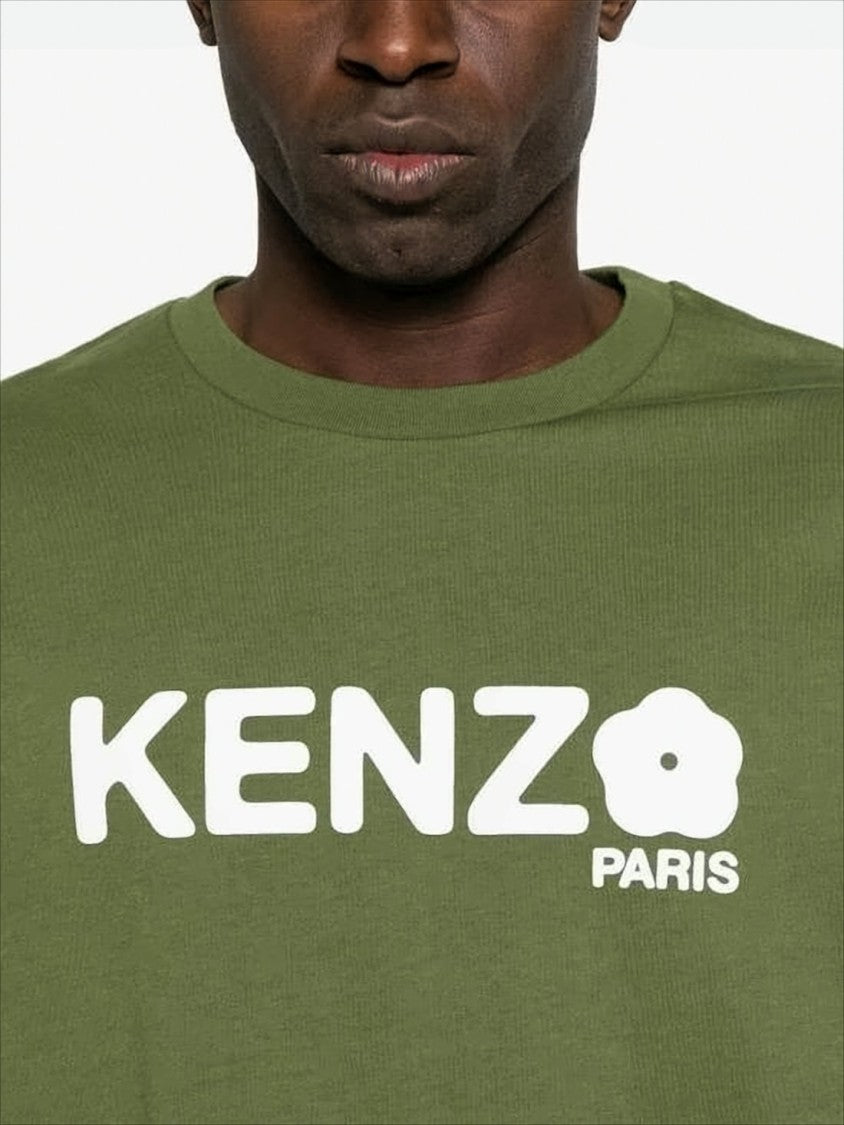 Kenzo Short-Sleeved Crew Neck T-Shirt With Graphic Logo