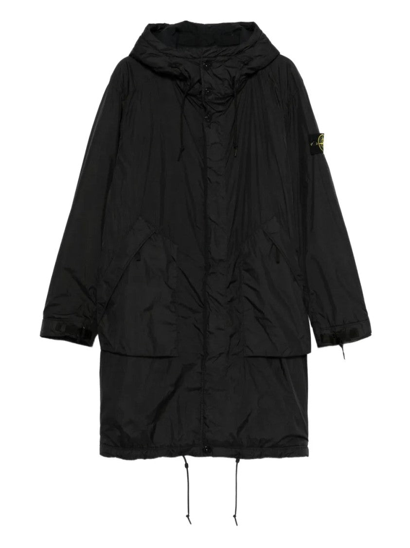 Stone Island Hooded Drawstring Coat