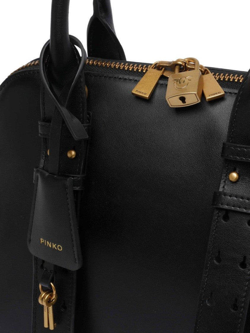Pinko Structured Handbag With Rounded Top Handle