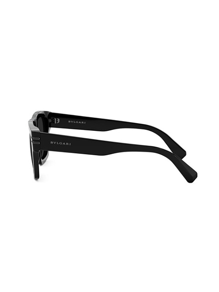 Bulgari Bv40015i Bold Rectangular Frame Sunglasses