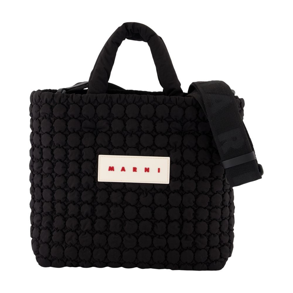 Marni Small Shopper Bag - Synthetic - Black
