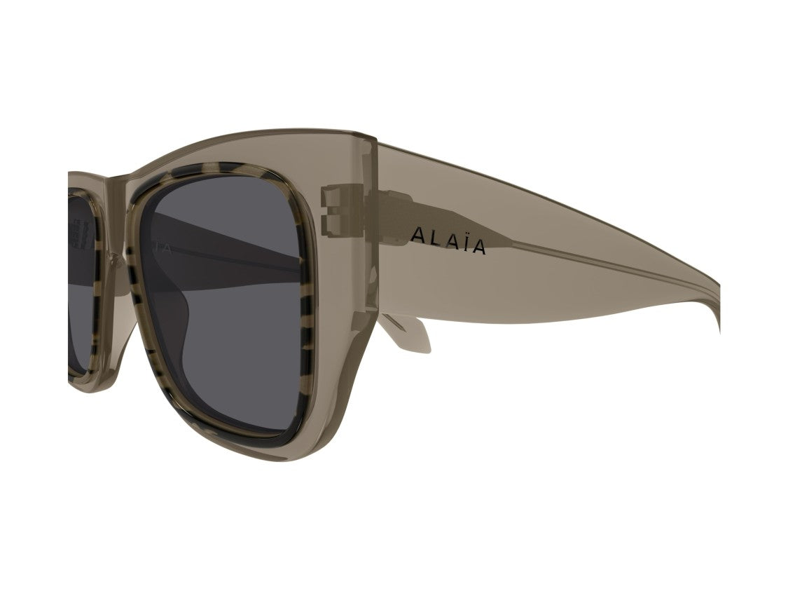 Azzedine Alaïa Tortoiseshell Oversized Square Frame Sunglasses
