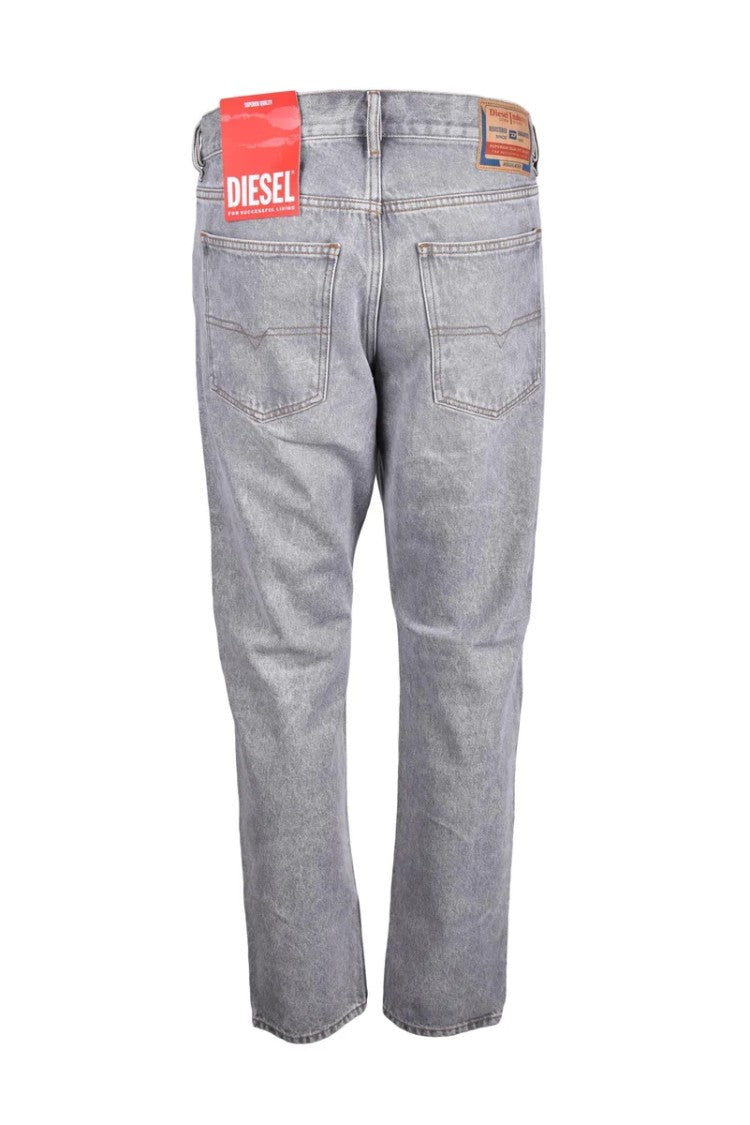 Diesel Light Grey Classic Cotton Jeans