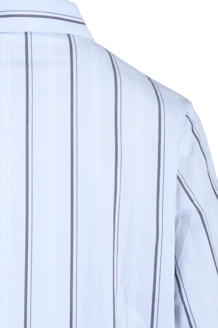 Eleventy Shirt Sky Blue/White - Sky Blue/White