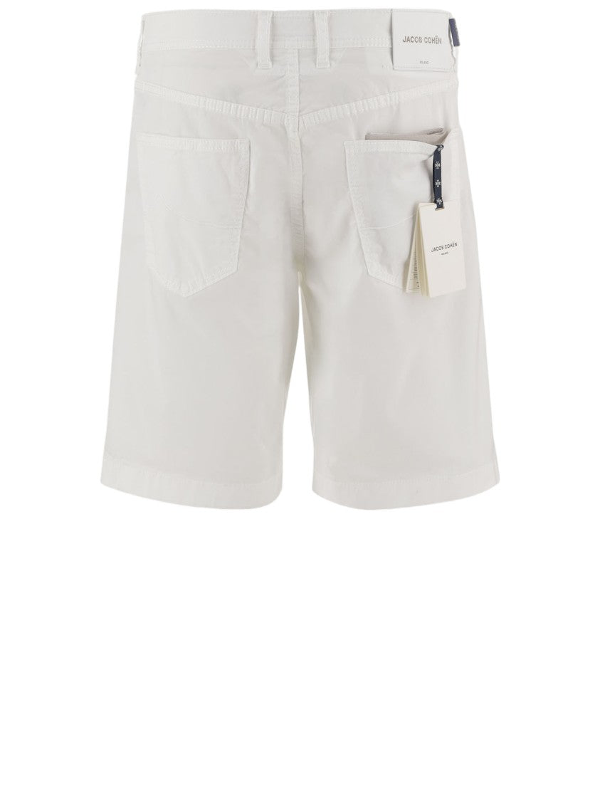 Jacob Cohen Stretch Cotton Shorts With Classic Five-Pocket Design