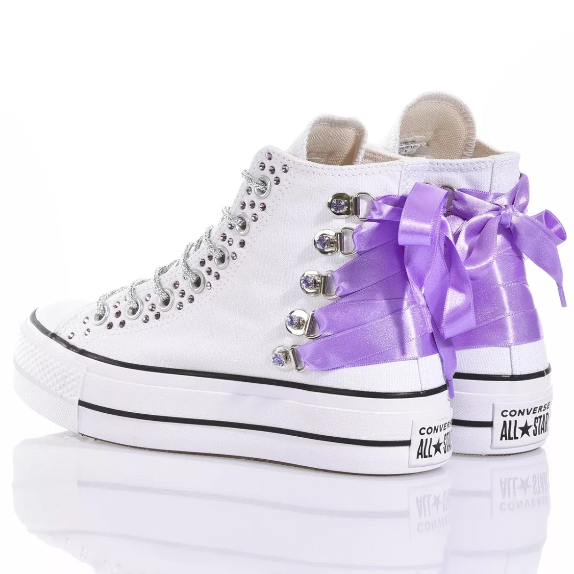 Converse Platform White, Violet