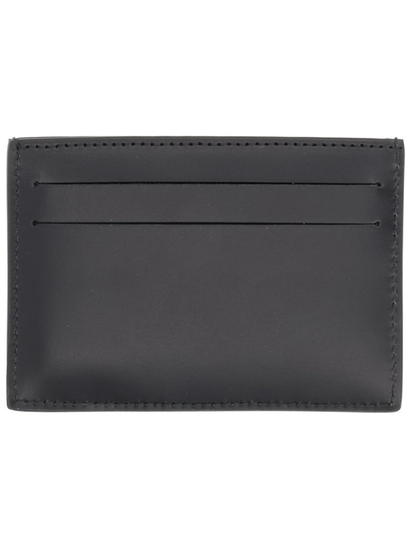 Fendi Leather Sleek Rectangular Card Holder