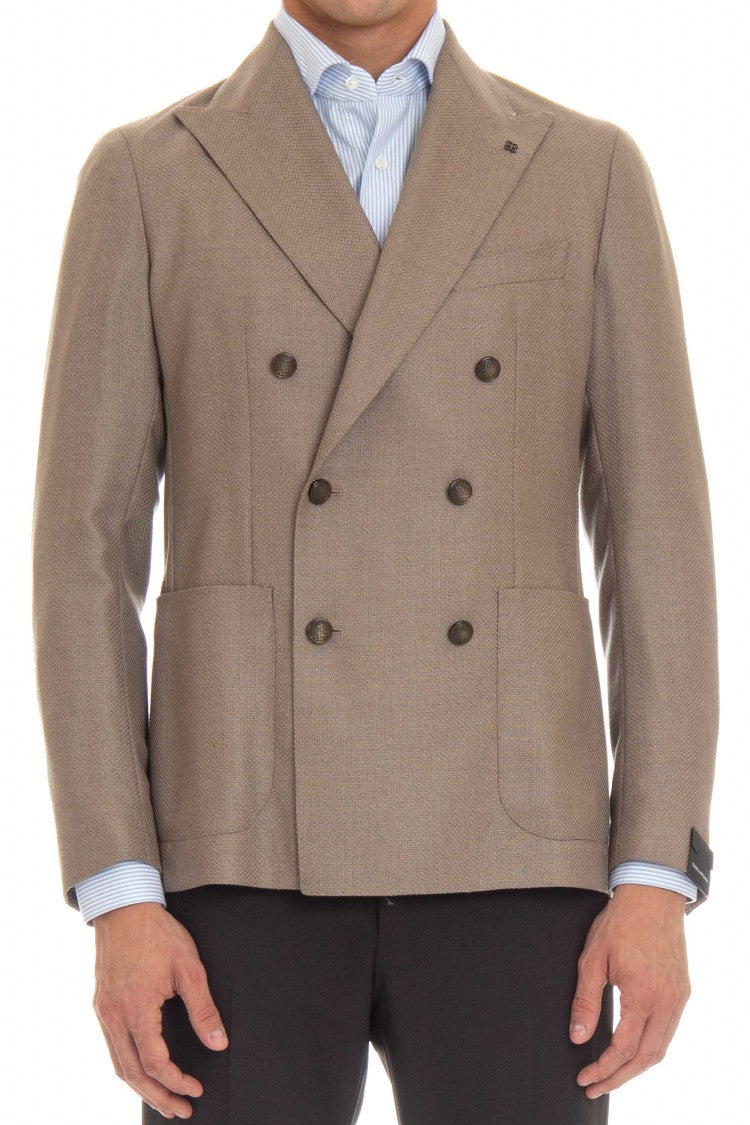 Tagliatore Textured Wool Super 100’S Montecarlo Jacket
