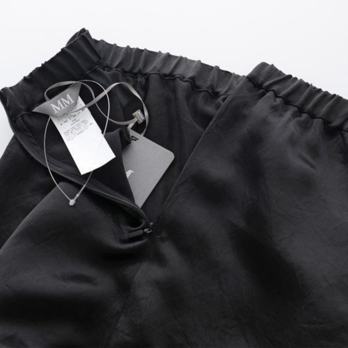 Max Mara Long Black Skirt With Smooth Texture