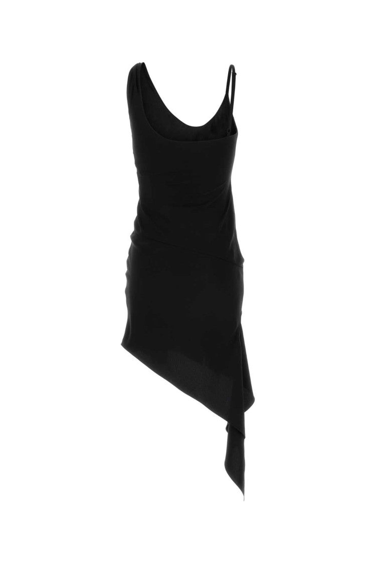 Courrèges Black Polyester Mini Dress
