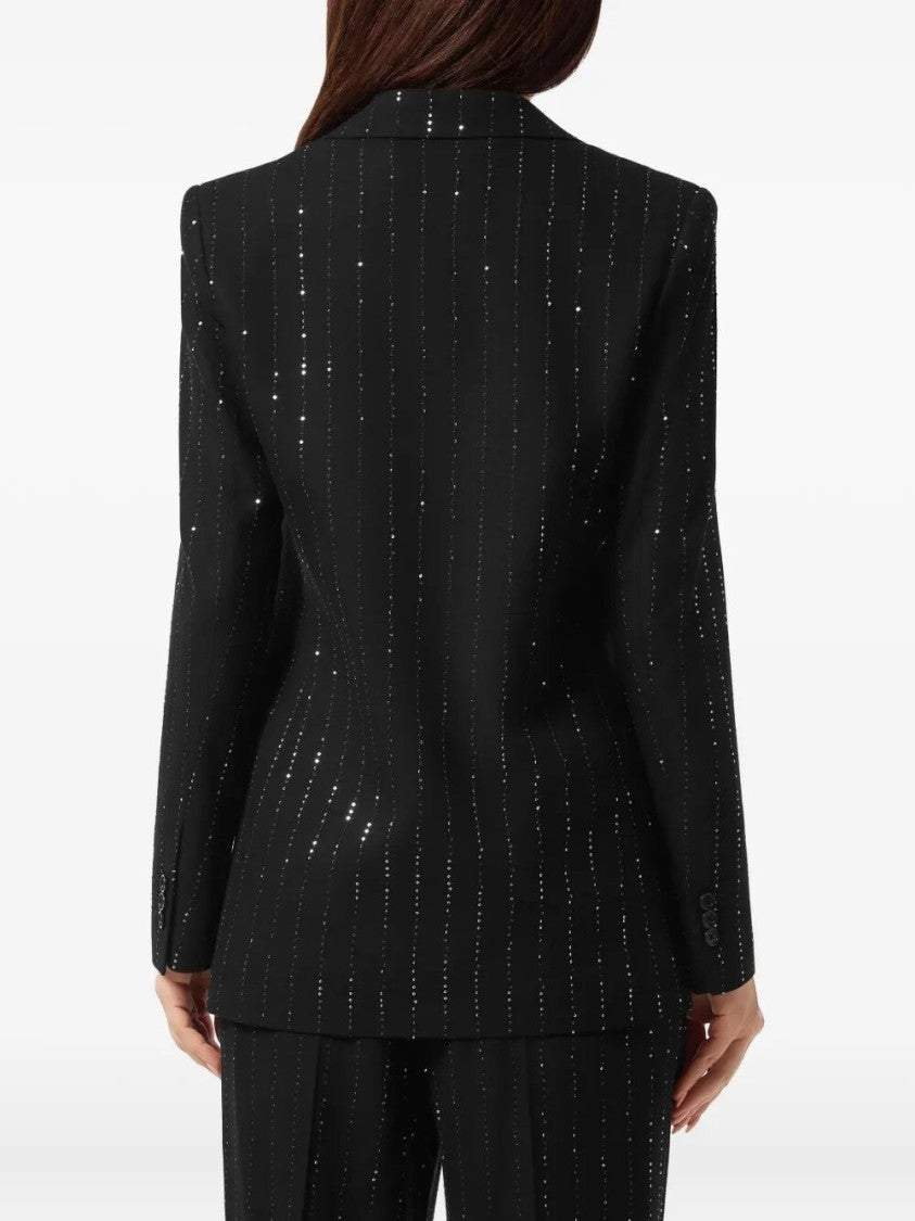 Philipp Plein Pailettes Boyfriend Fit Blazer
