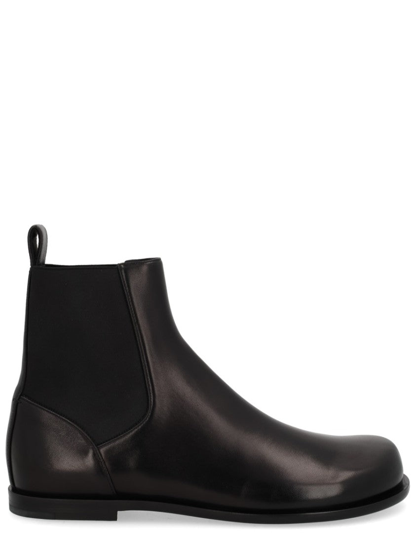 Fendi Chelsea Squared Ff Lamb Boots