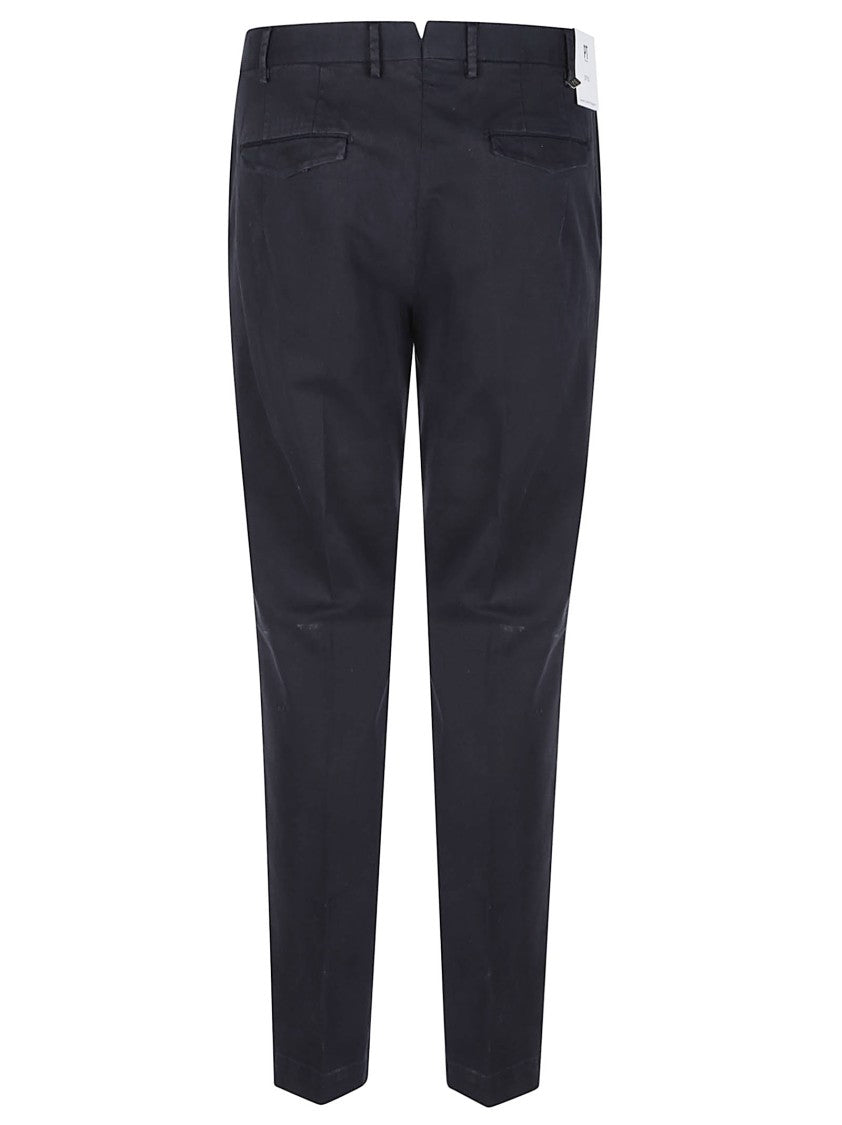 Pt Torino Master Minimalist Slim Tailored Cotton Pants