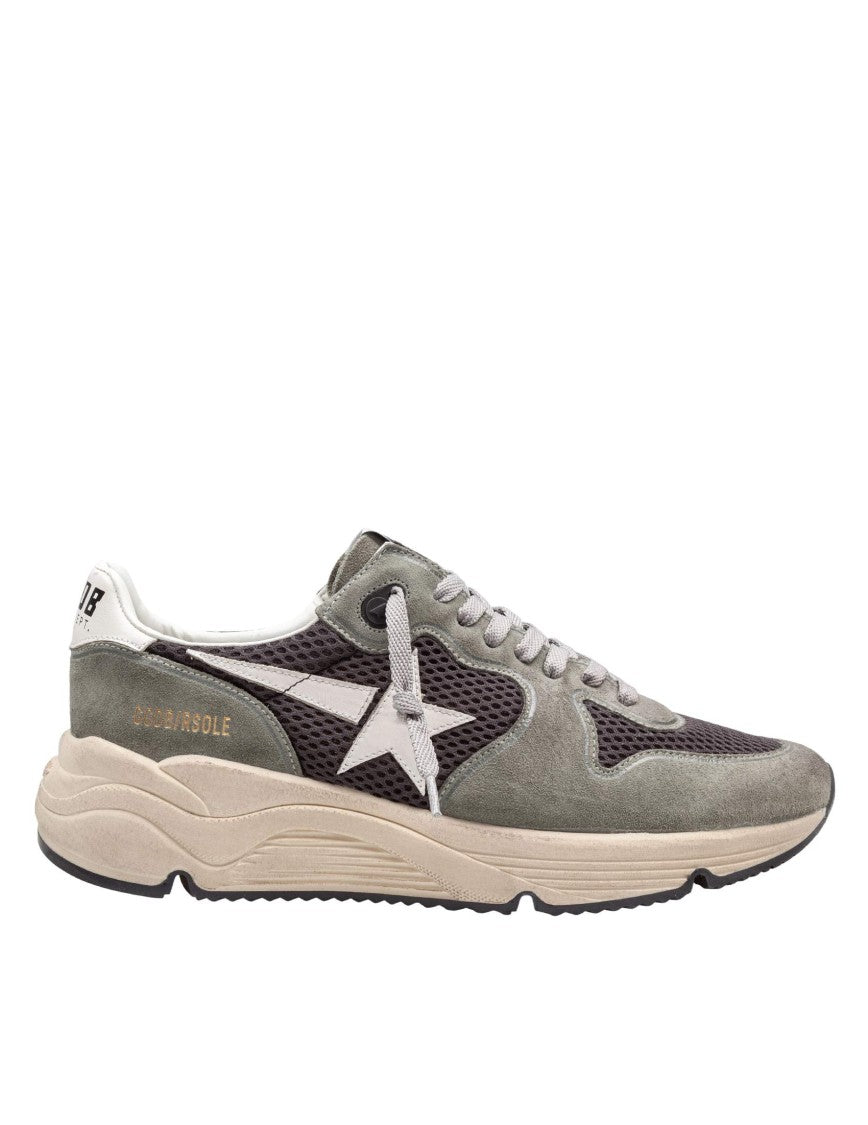 Golden Goose Running Sneakers In Suede