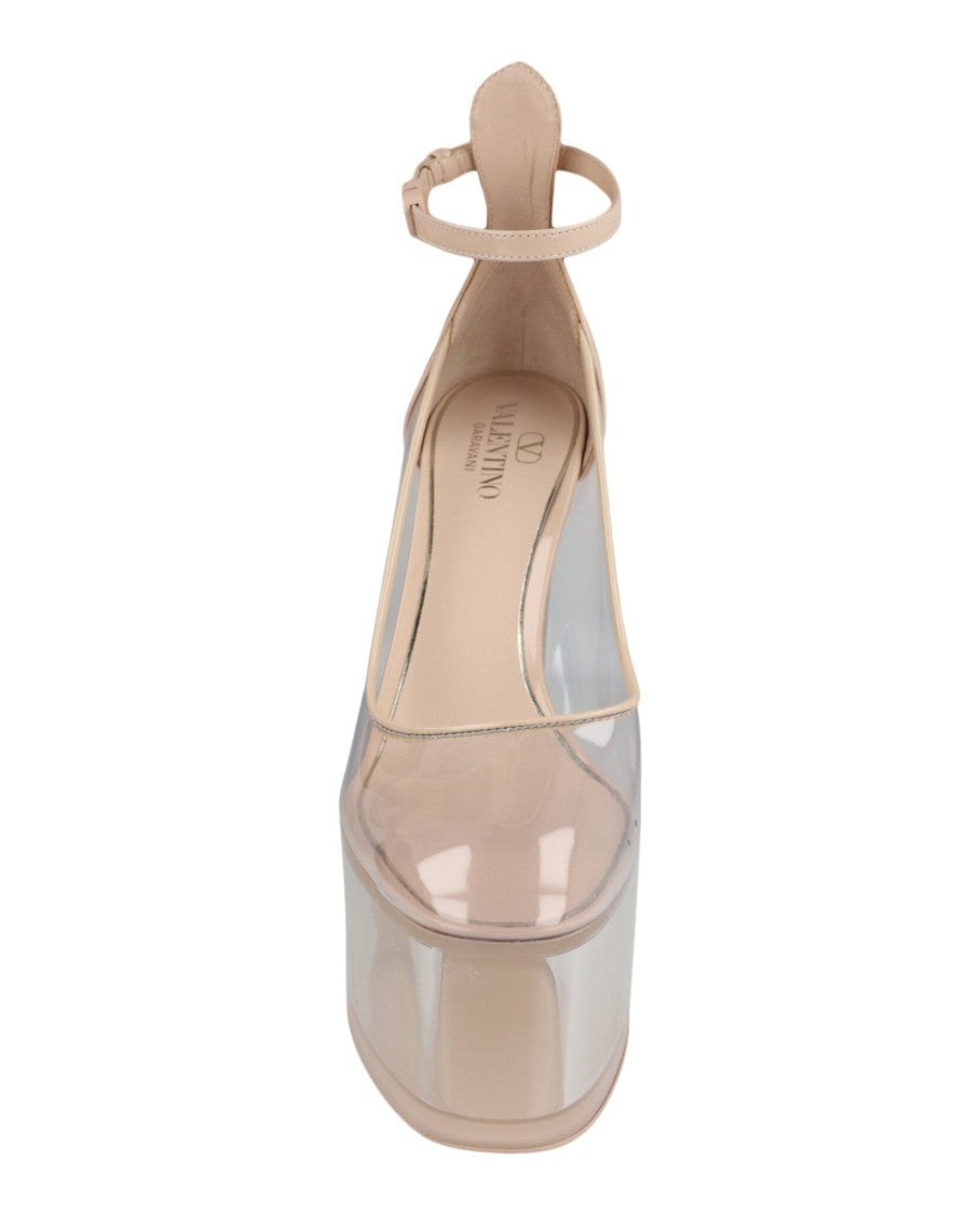 Valentino Tan-Go Transparent Pvc Platform Pumps