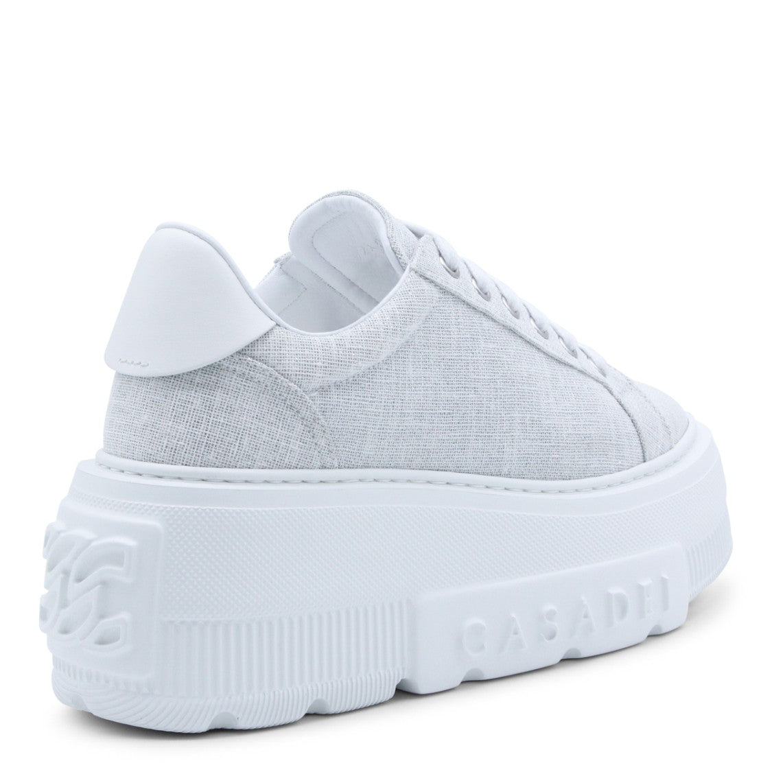 Casadei Grey Leather Nexus Solar Eclipse Sneakers